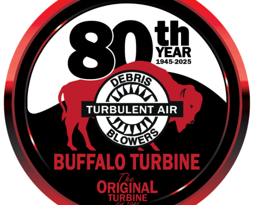 Buffalo Turbine 80th Anniversary Logo