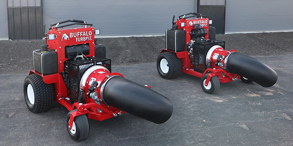 Buffalo Turbine Blitz Stand-On Debris Blower for Pavement Prep
