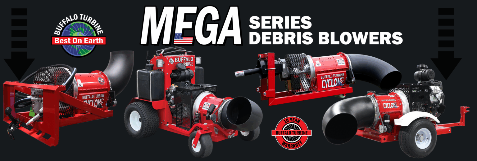 MEGA Turbine-Driven Debris Blowers