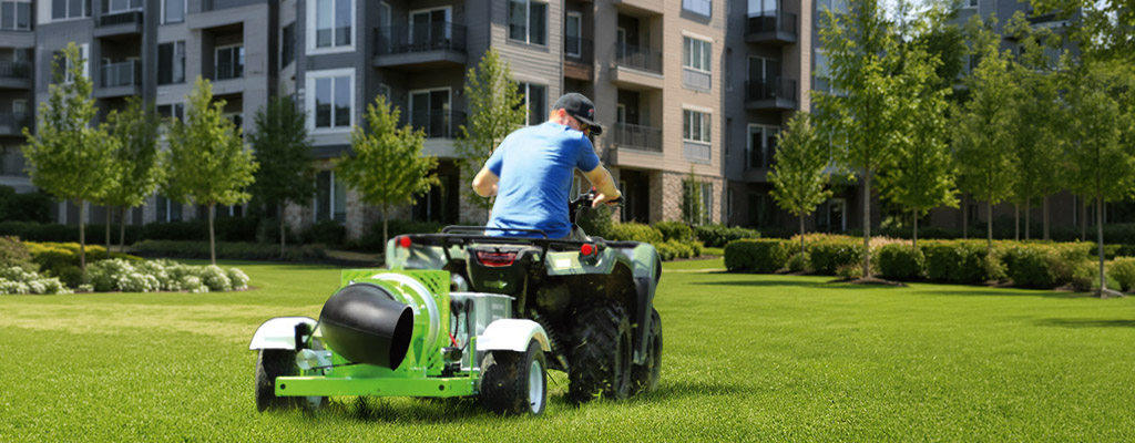 Buffalo Turbine eKB battery-powered debris blower for HOA, parks, campuses, and noise-sensitive landscape maintenance