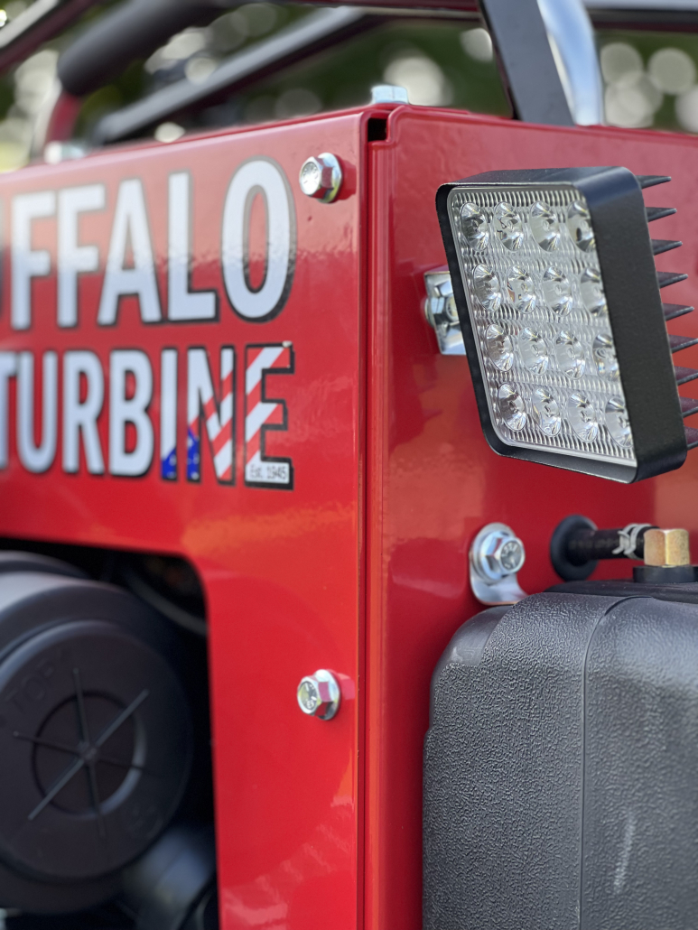 Buffalo Turbine Introduces Blitz Stand On Debris Blower Buffalo Turbine